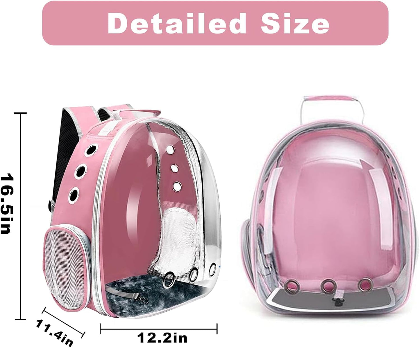 Large Cat & Dog Backpack Carriers - Airline Approved, Small Pet Carrier, Cat & Dog Travel Bag
