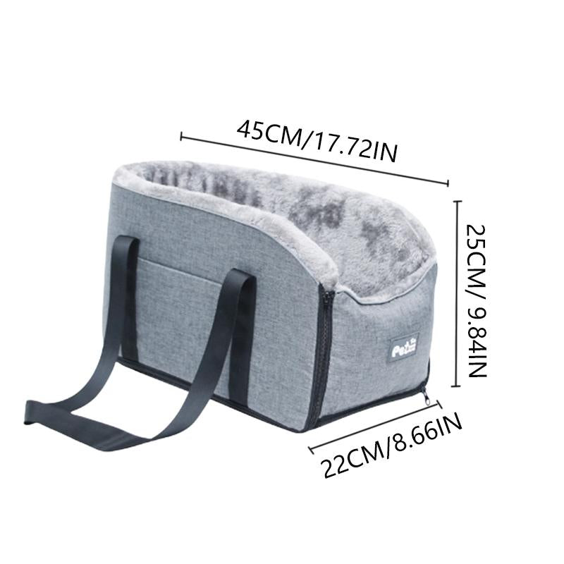 Pet Car Carrier Bag, Portable Travel Nest for Cats and Dogs, Fixable and Safe Pet Bag Edit Share