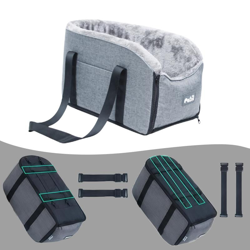 Pet Car Carrier Bag, Portable Travel Nest for Cats and Dogs, Fixable and Safe Pet Bag Edit Share