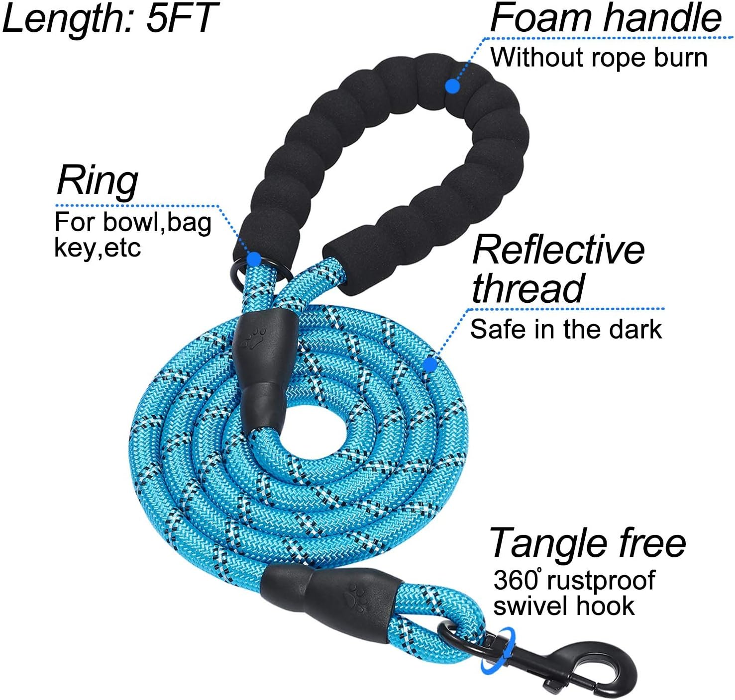 Dog Harness Step-In Breathable Puppy Cat Dog Vest Harnesses for Small Medium Dogs Blue