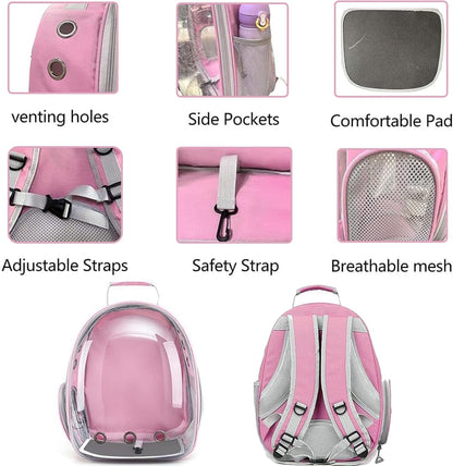 Large Cat & Dog Backpack Carriers - Airline Approved, Small Pet Carrier, Cat & Dog Travel Bag