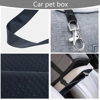 Pet Car Carrier Bag, Portable Travel Nest for Cats and Dogs, Fixable and Safe Pet Bag Edit Share
